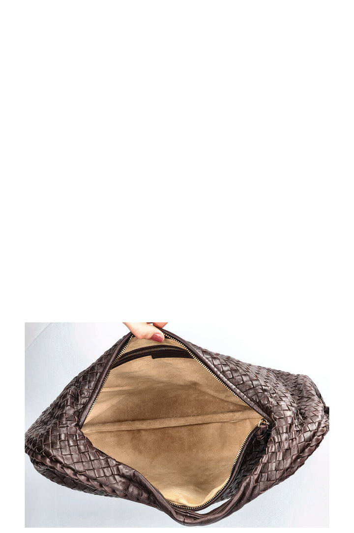 BOTTEGA VENETA Hobo Bag Intrecciato Brown