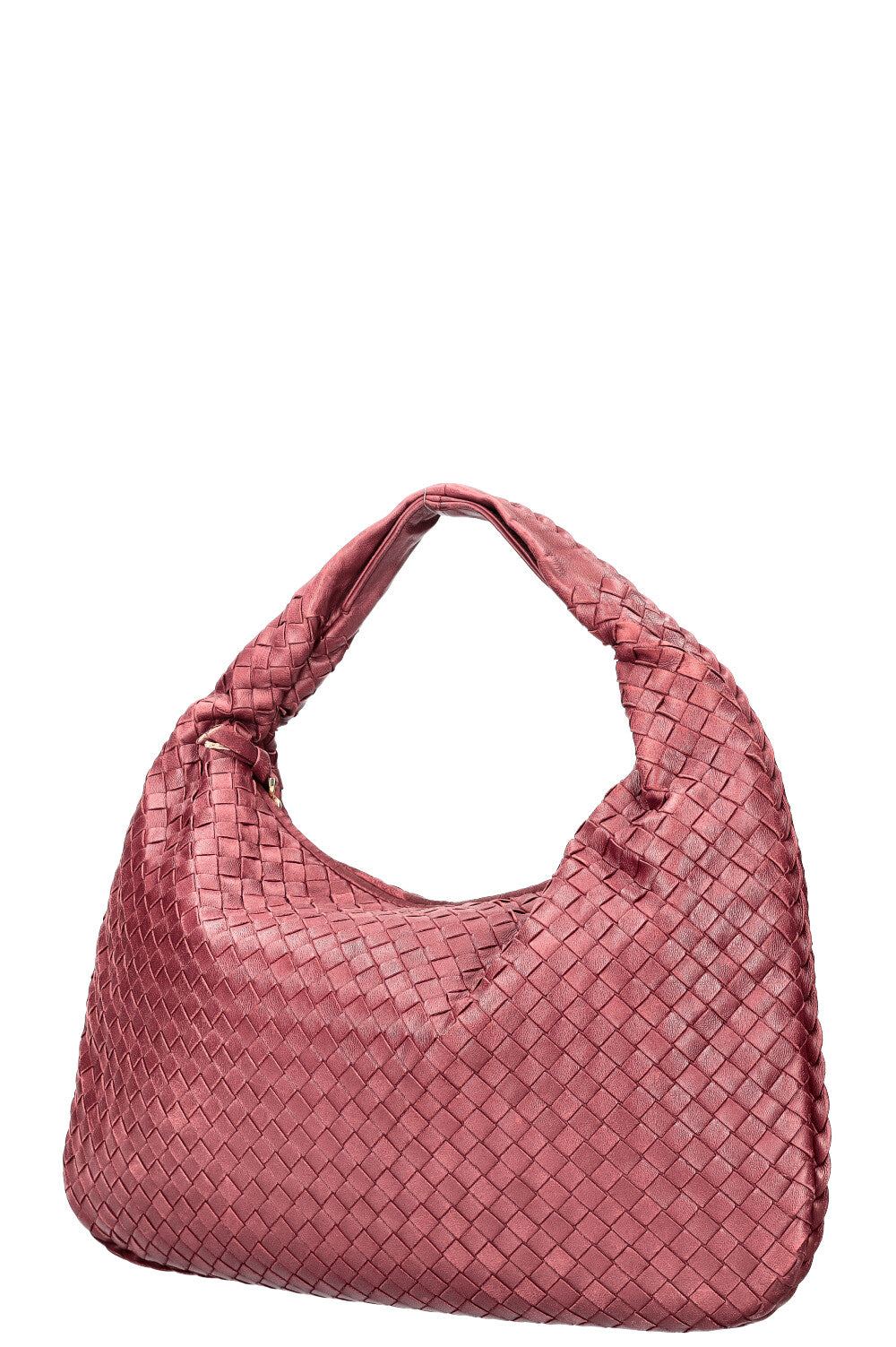 BOTTEGA VENETA Hobo Bag Intrecciato Red