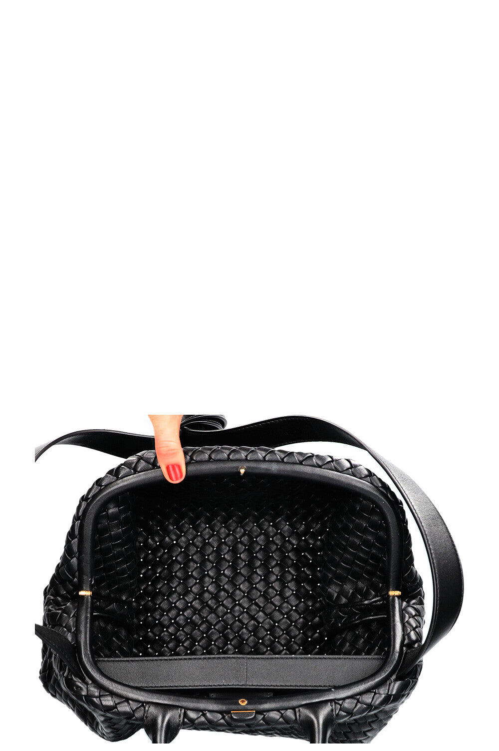 BOTTEGA VENETA The Handle Medium Bag Black