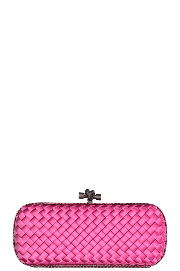 BOTTEGA VENETA Knot Clutch Silk Pink