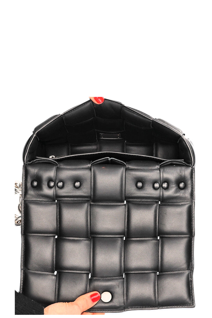 BOTTEGA VENETA Sac Cassette à Chaîne Noir