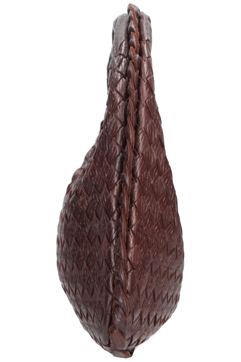 BOTTEGA VENETA Intrecciato Mini Veneta Hobo Bag Brown