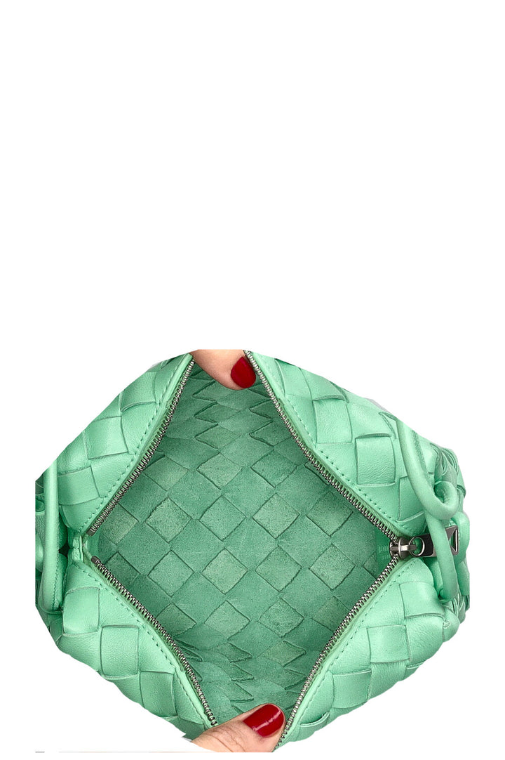 BOTTEGA VENETA Sac pour appareil photo Mini Loop Menthe