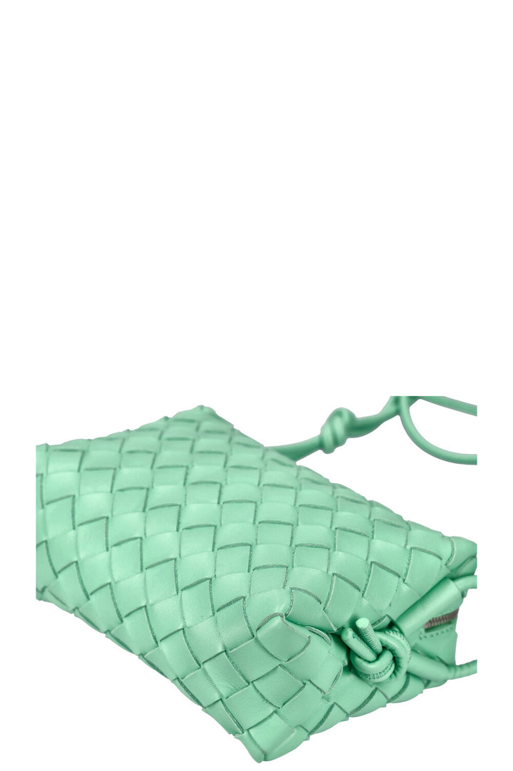 BOTTEGA VENETA Sac pour appareil photo Mini Loop Menthe