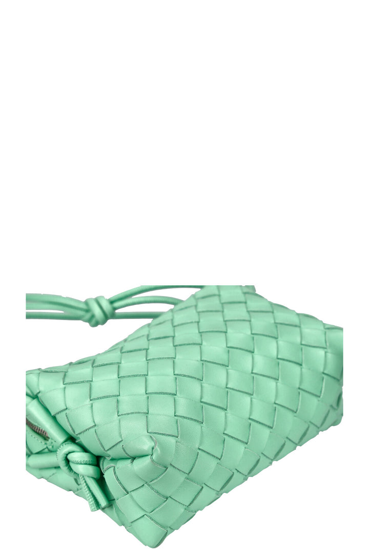 BOTTEGA VENETA Sac pour appareil photo Mini Loop Menthe