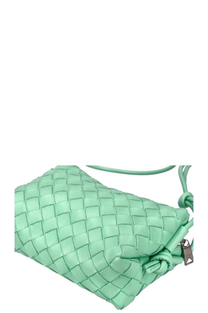 BOTTEGA VENETA Sac pour appareil photo Mini Loop Menthe