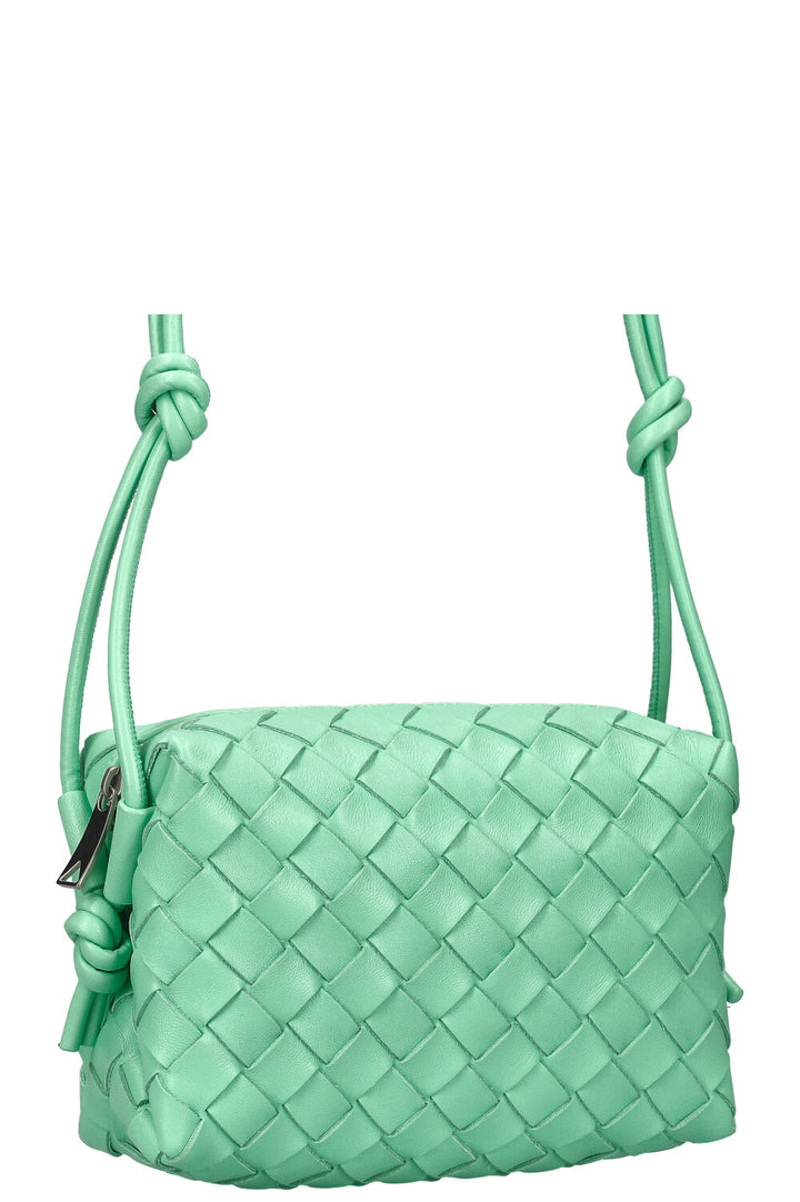 BOTTEGA VENETA Sac pour appareil photo Mini Loop Menthe