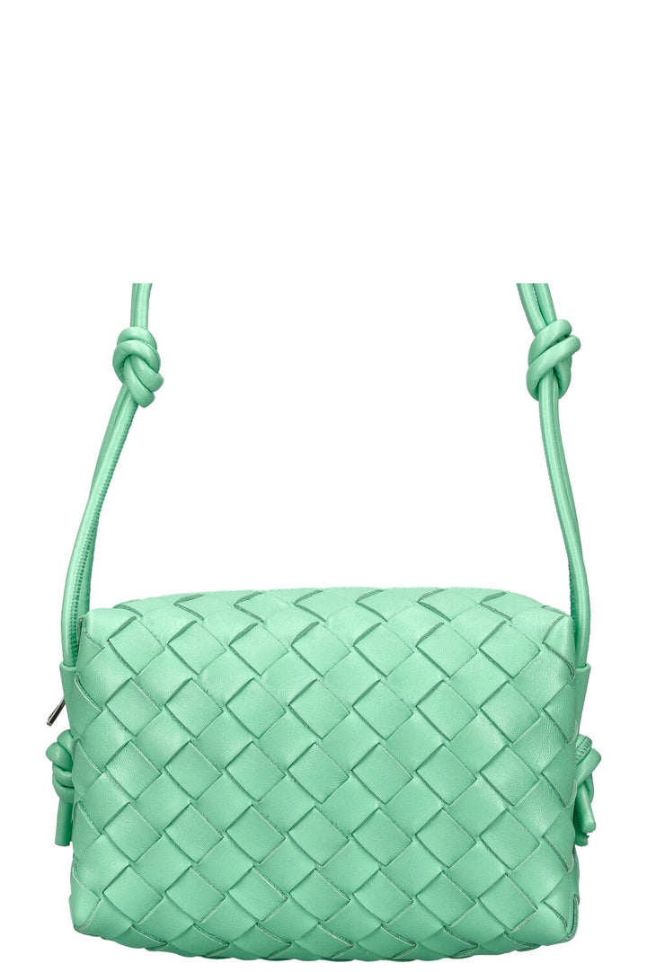 BOTTEGA VENETA Sac pour appareil photo Mini Loop Menthe