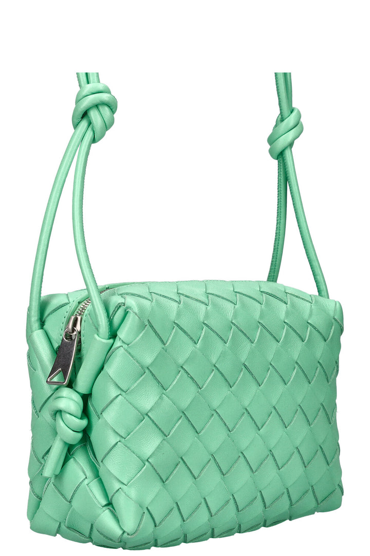 BOTTEGA VENETA Sac pour appareil photo Mini Loop Menthe
