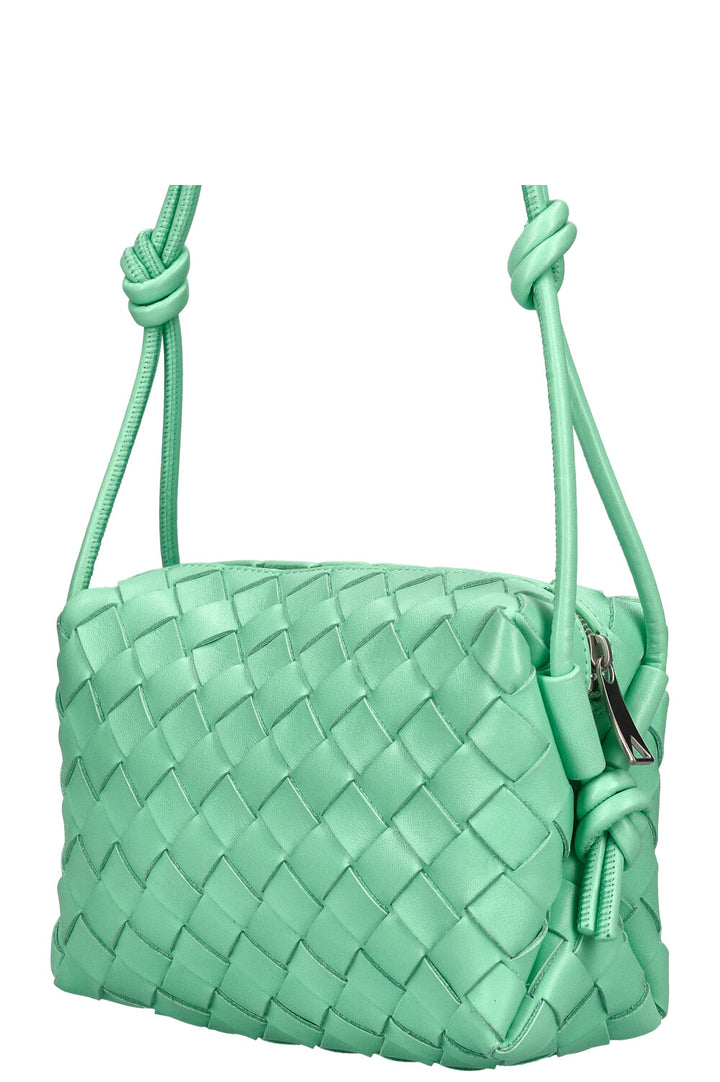 BOTTEGA VENETA Sac pour appareil photo Mini Loop Menthe