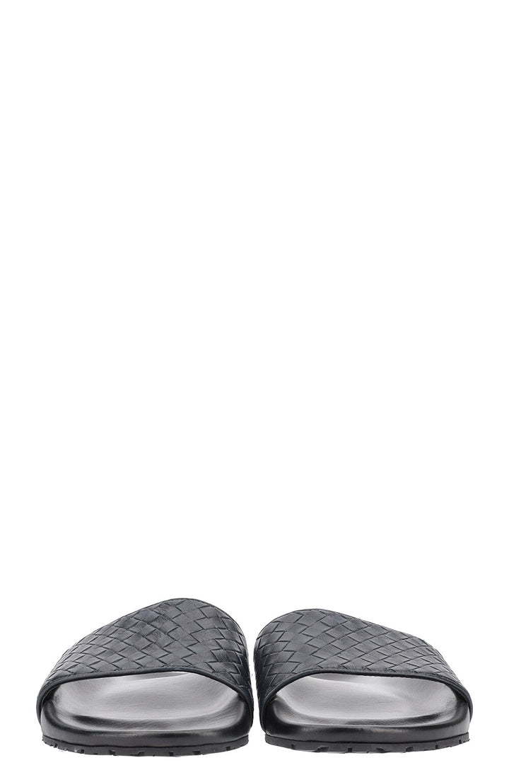 BOTTEGA VENETA Intrecciato Flats Black