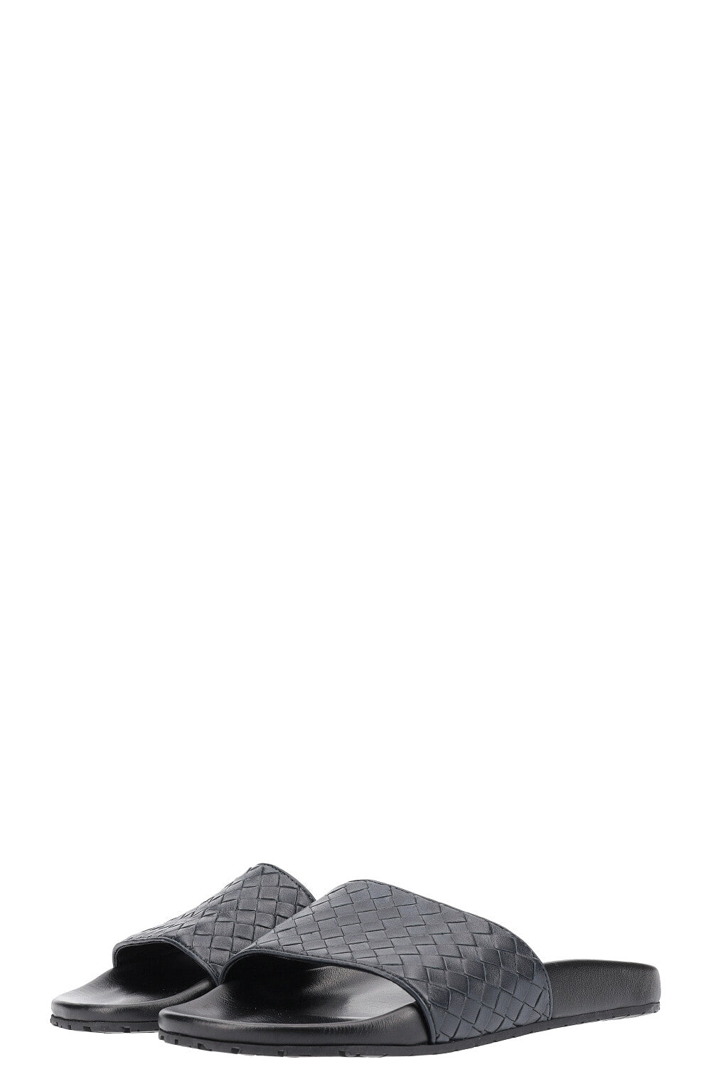 BOTTEGA VENETA Intrecciato Flats Black