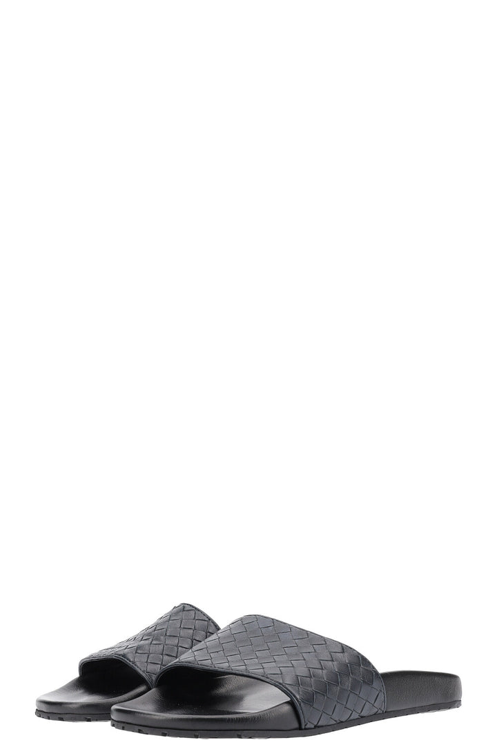 BOTTEGA VENETA Intrecciato Flats Black