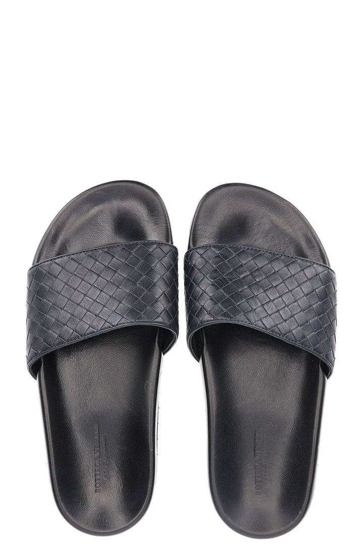 BOTTEGA VENETA Intrecciato Flats Black
