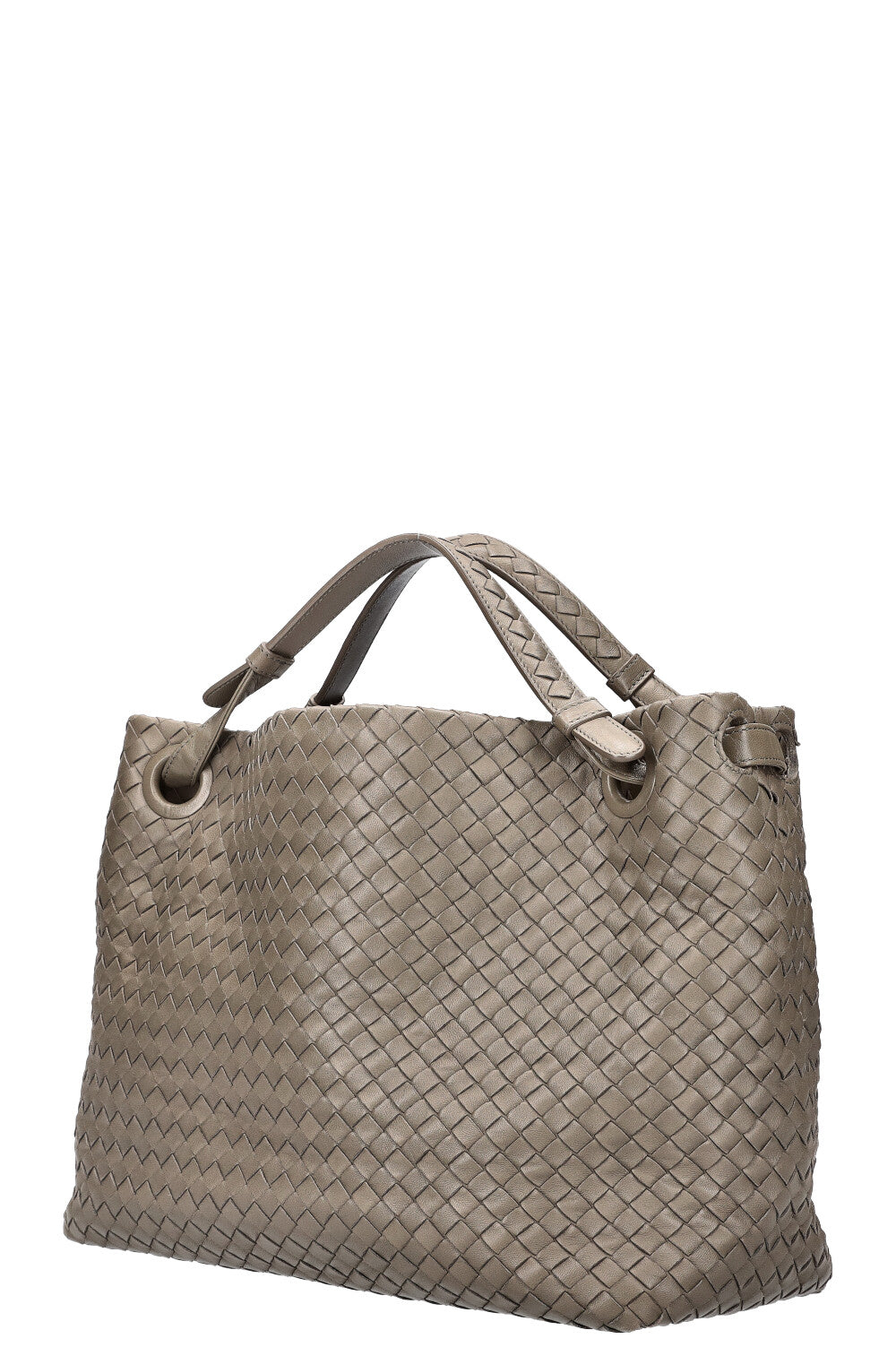 BOTTEGA VENETA Bella Tote Bag Intrecciato Etoupe