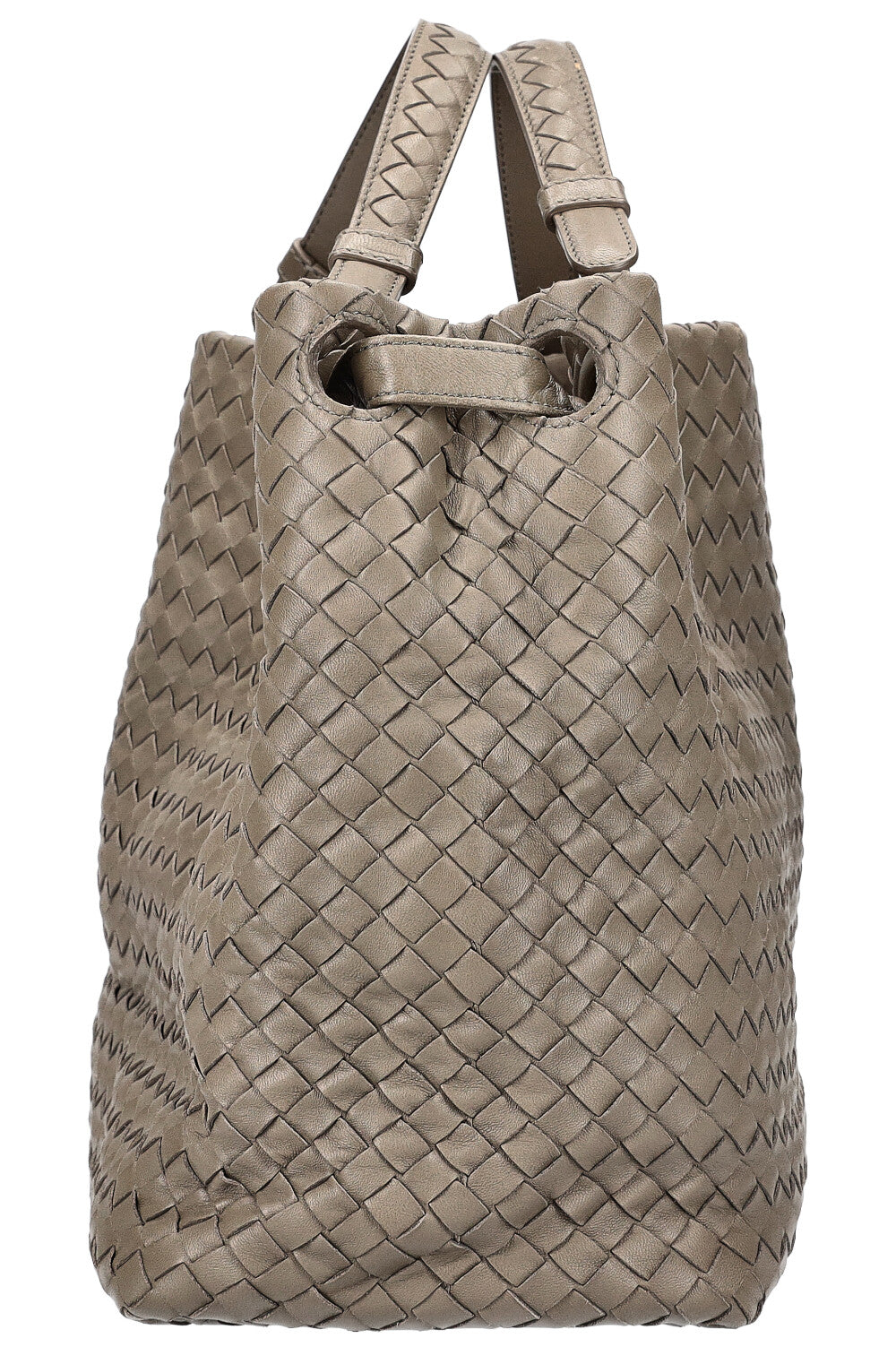 BOTTEGA VENETA Bella Tote Bag Intrecciato Etoupe