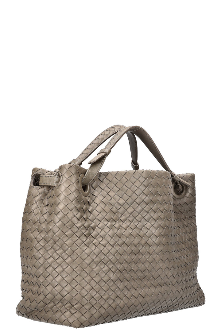 BOTTEGA VENETA Bella Tote Bag Intrecciato Etoupe