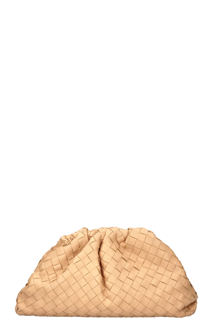 BOTTEGA VENETA The Pouch Intrecciato Almond