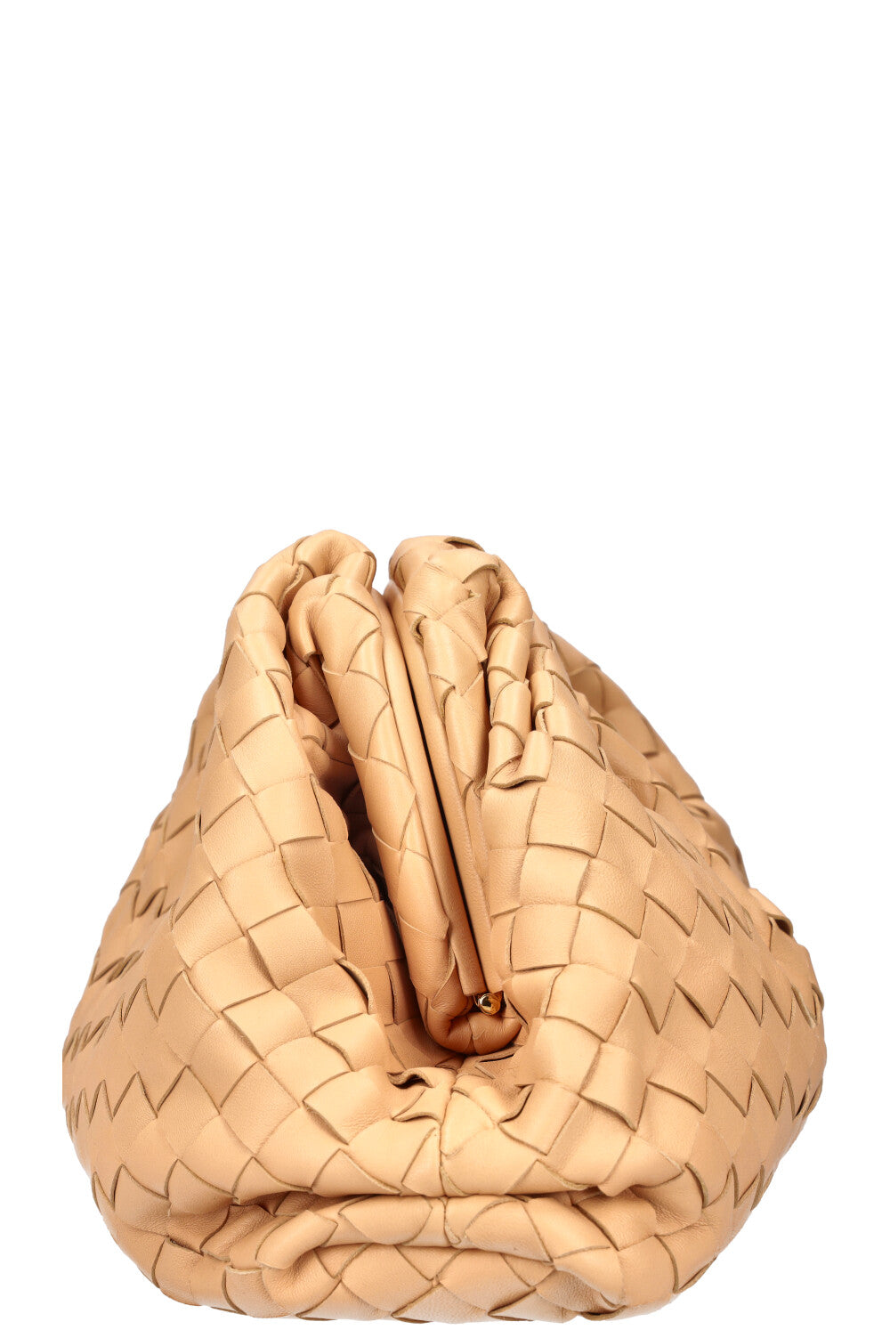 BOTTEGA VENETA The Pouch Intrecciato Almond