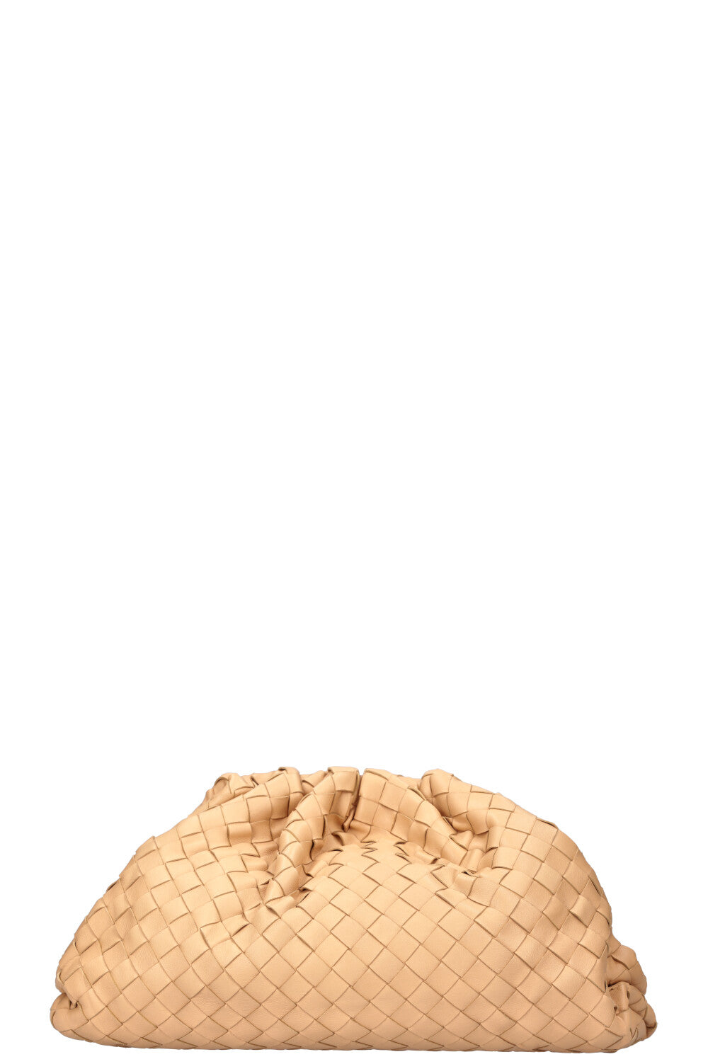 BOTTEGA VENETA The Pouch Intrecciato Almond