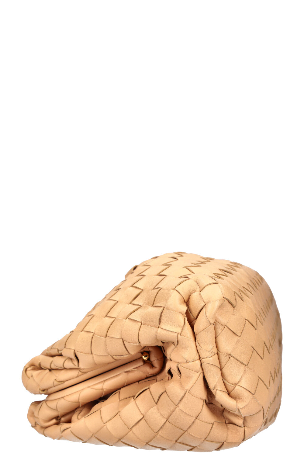 BOTTEGA VENETA The Pouch Intrecciato Almond