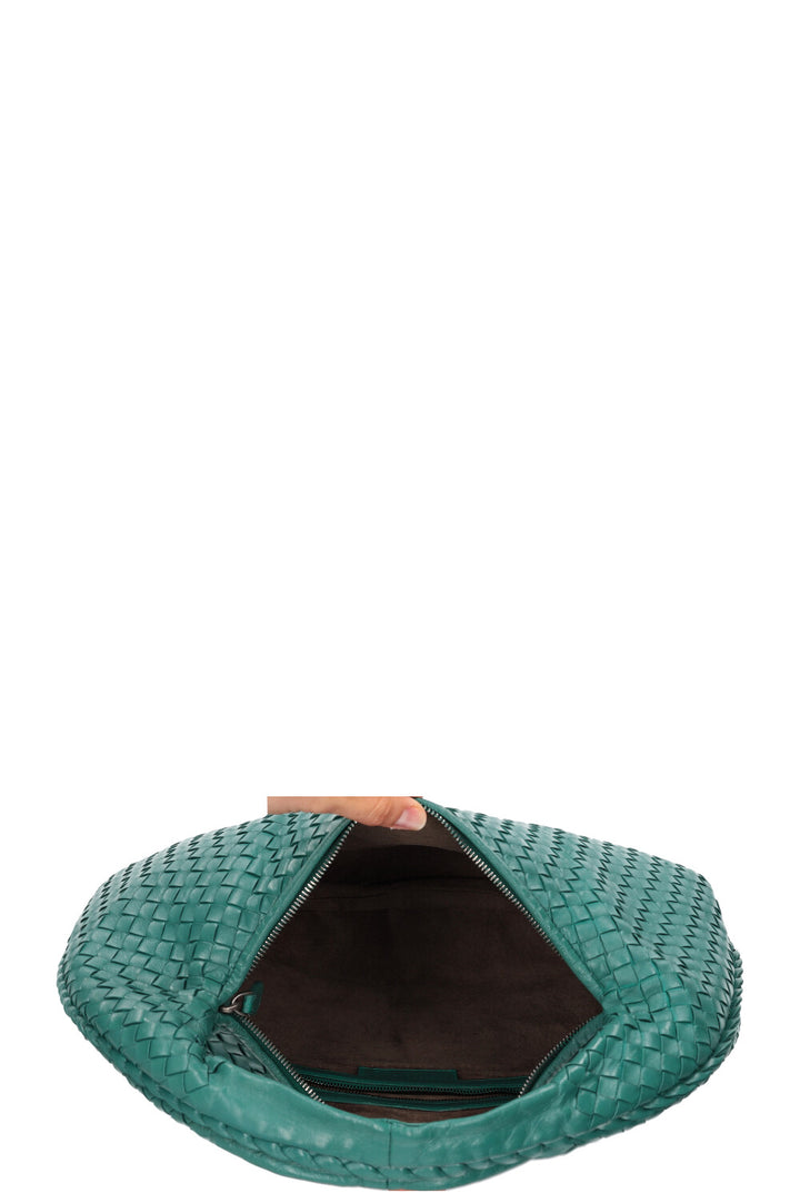 BOTTEGA VENETA hobo bag Intrecciato Emerald