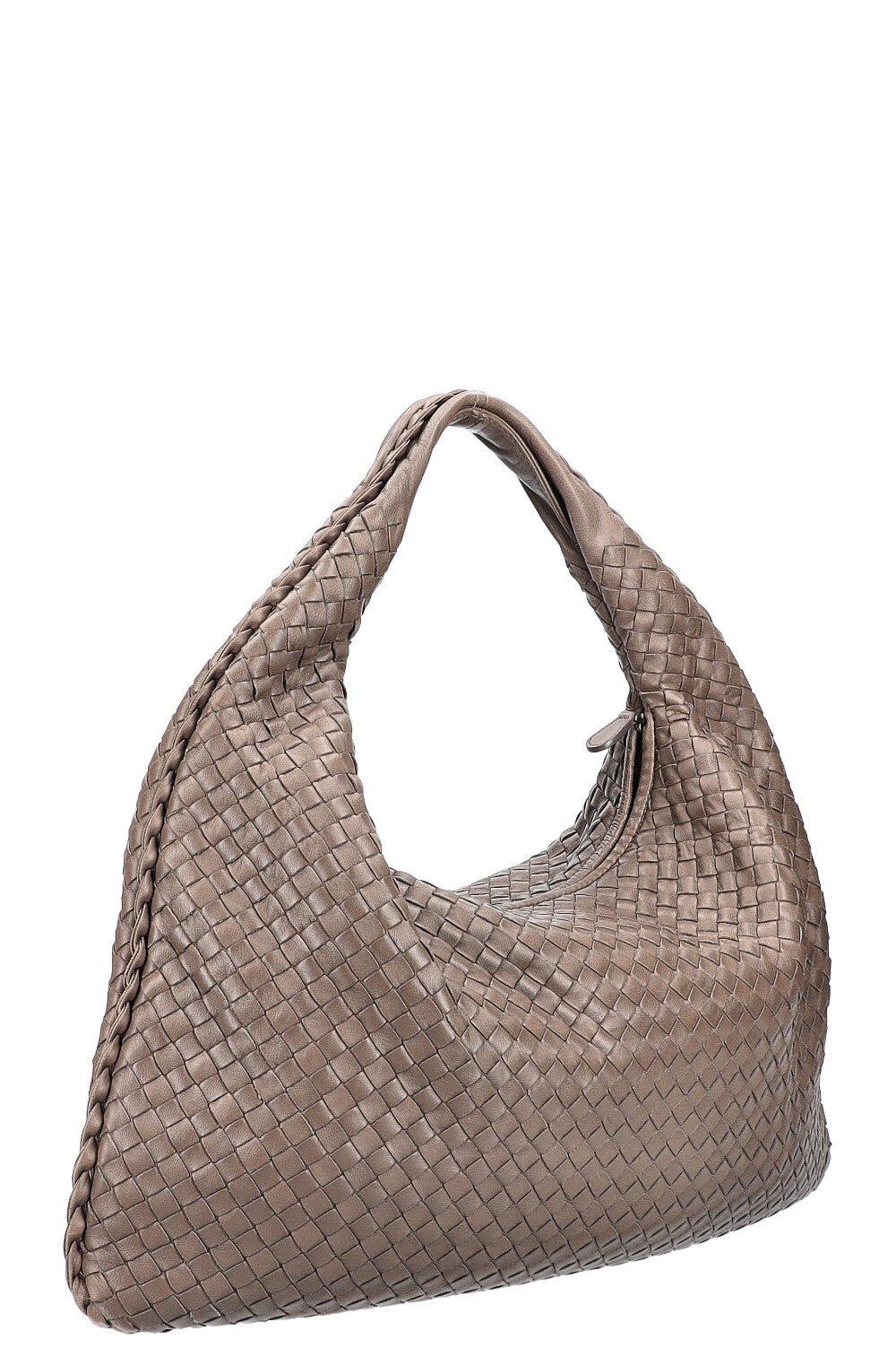 BOTTEGAVENETA Hobo Veneta Intrecciato Taupe