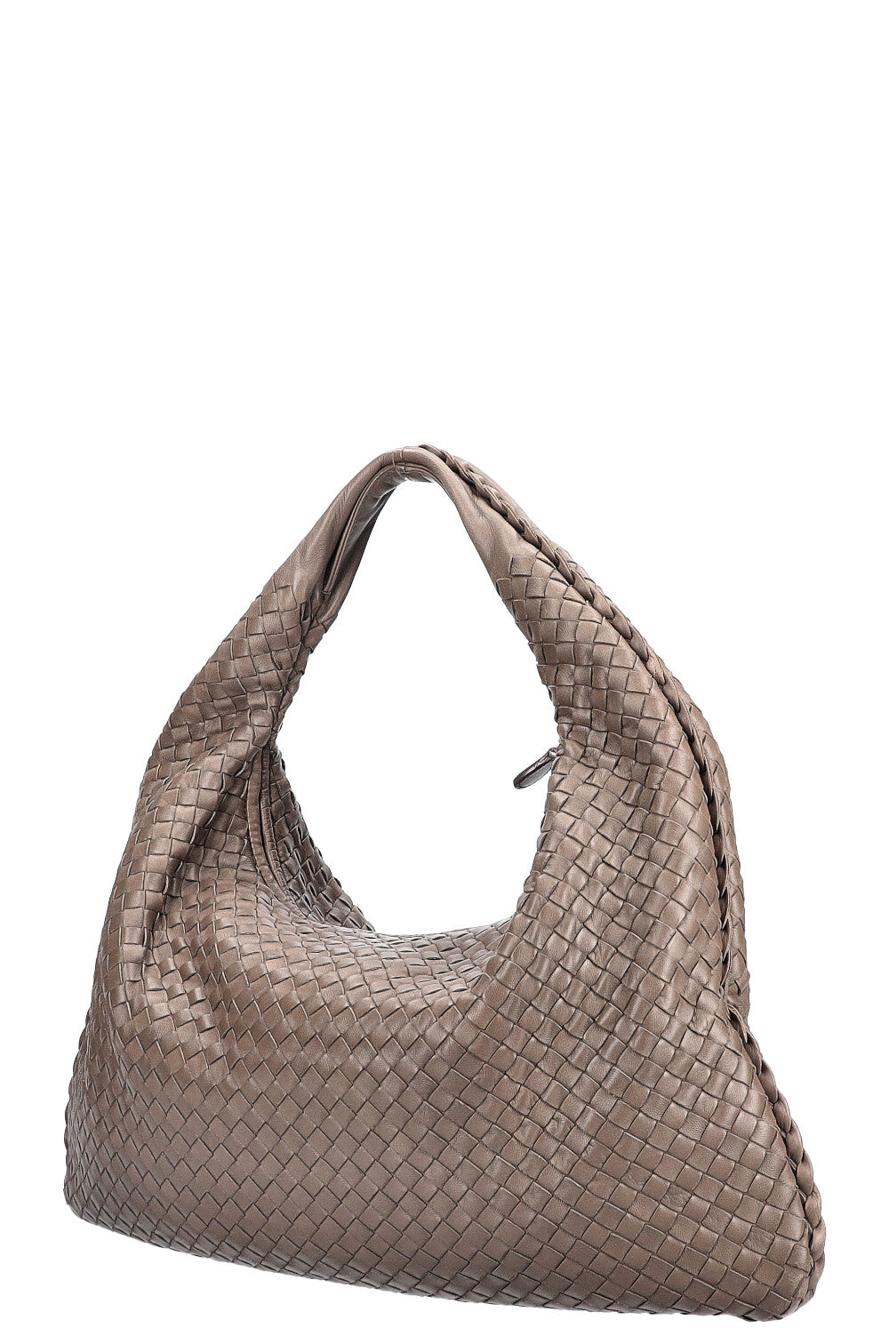 BOTTEGAVENETA Hobo Veneta Intrecciato Taupe