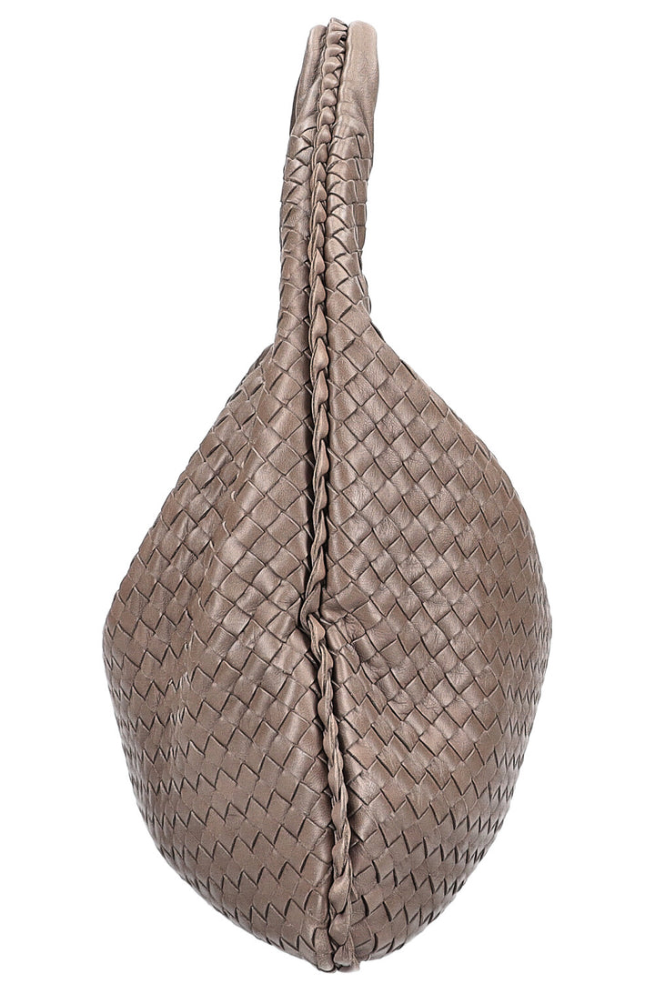 BOTTEGAVENETA Hobo Veneta Intrecciato Taupe