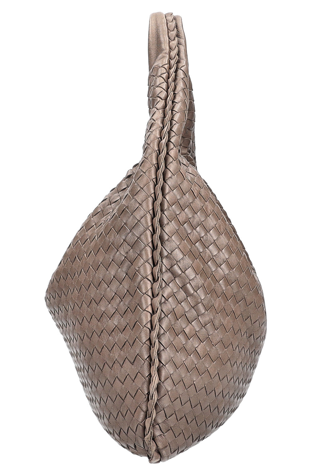 BOTTEGAVENETA Hobo Veneta Intrecciato Taupe