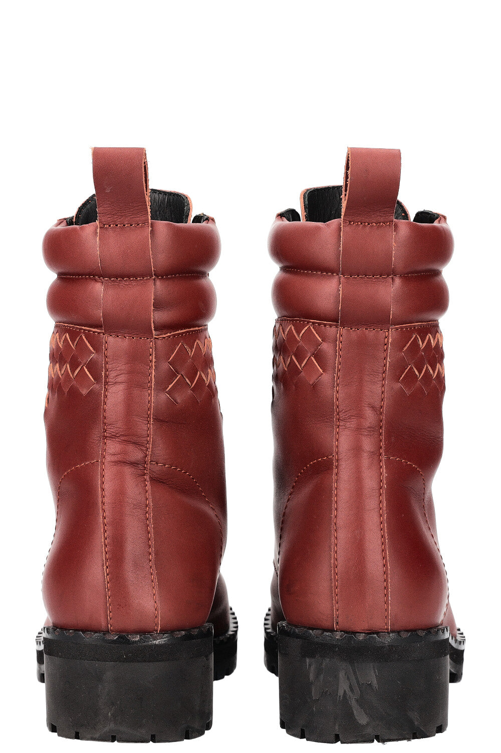 BOTTEGA VENETA Ranger Boots Red