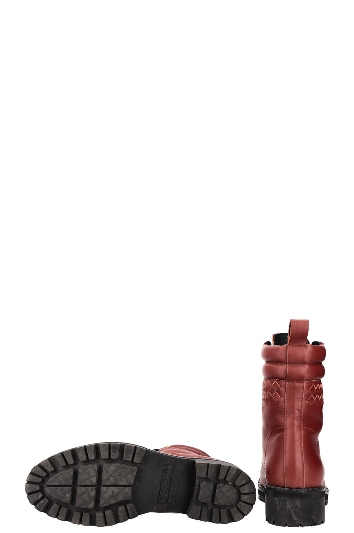 BOTTEGA VENETA Ranger Boots Red