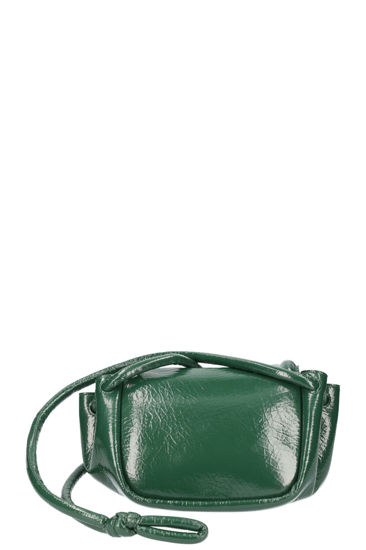 BOTTEGA VENETA Small Beak Bag Patent Green