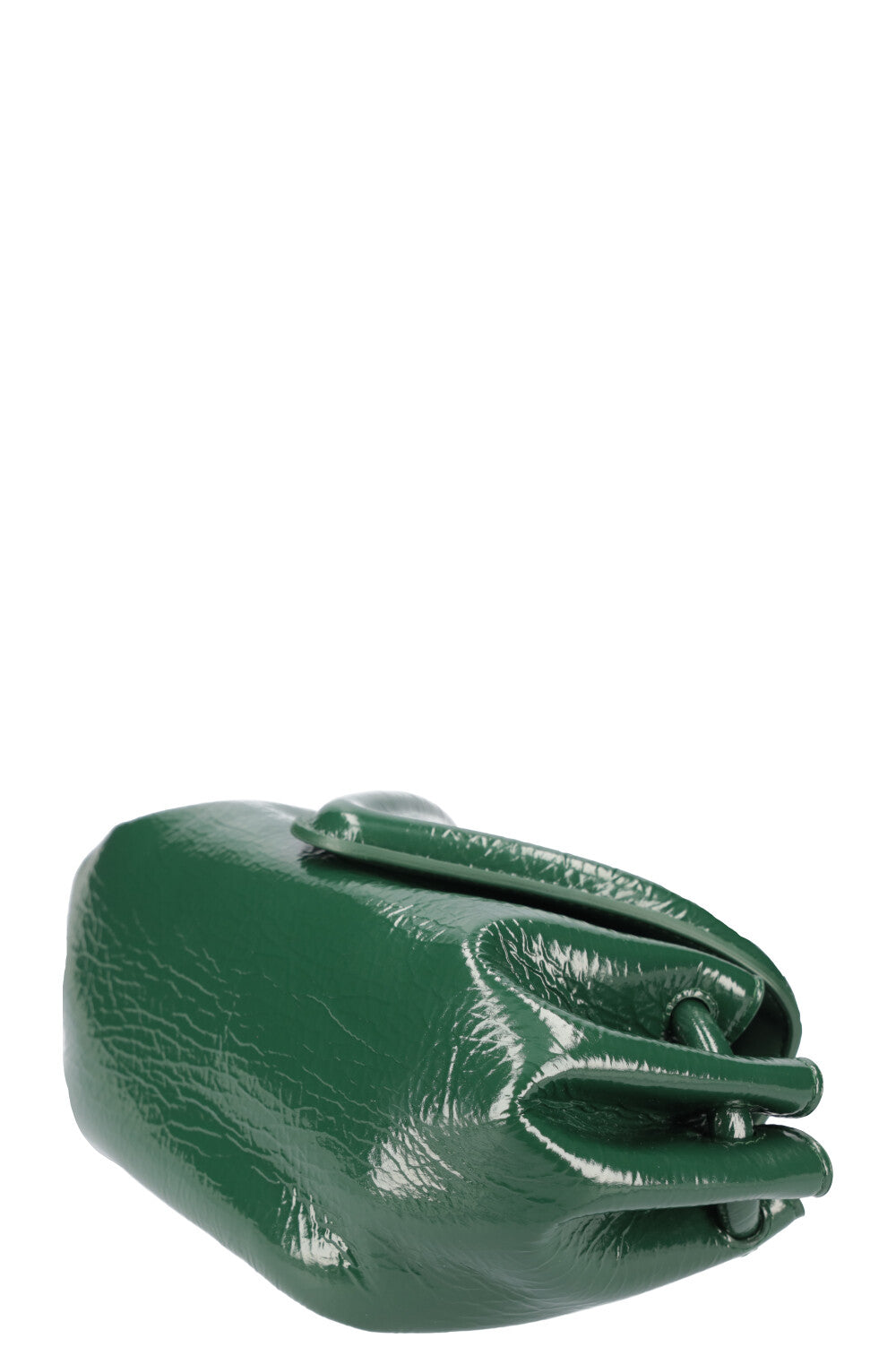 BOTTEGA VENETA Small Beak Bag Patent Green