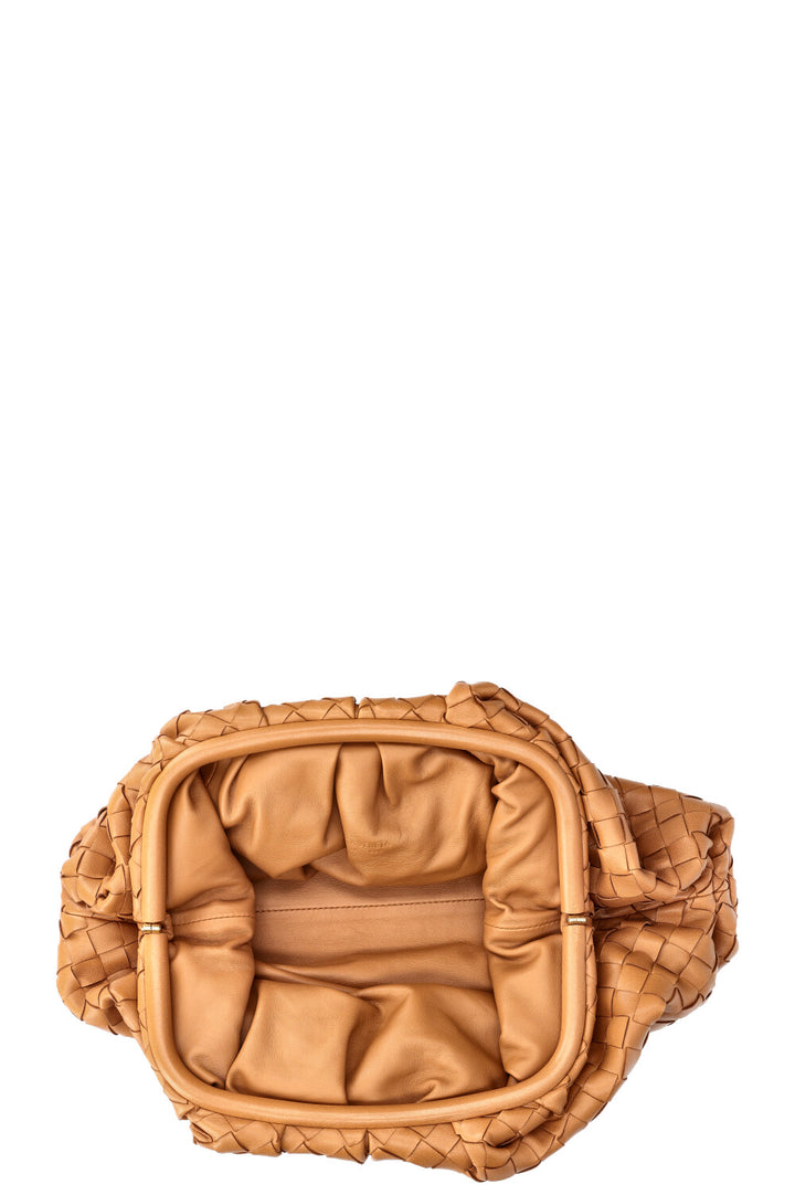 BOTTEGA VENETA The Pouch Bag Intrecciato Caramel