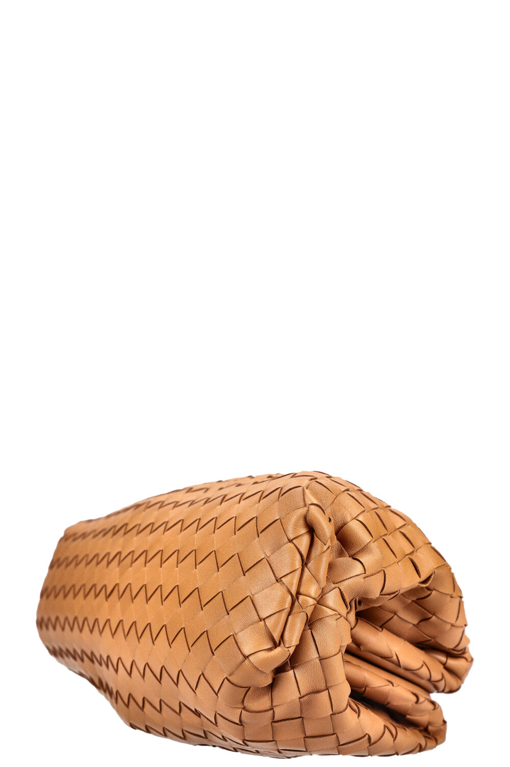 BOTTEGA VENETA The Pouch Bag Intrecciato Caramel