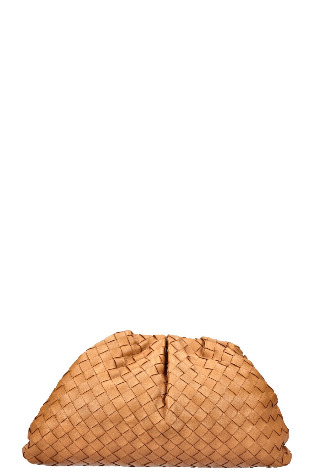 BOTTEGA VENETA The Pouch Bag Intrecciato Caramel