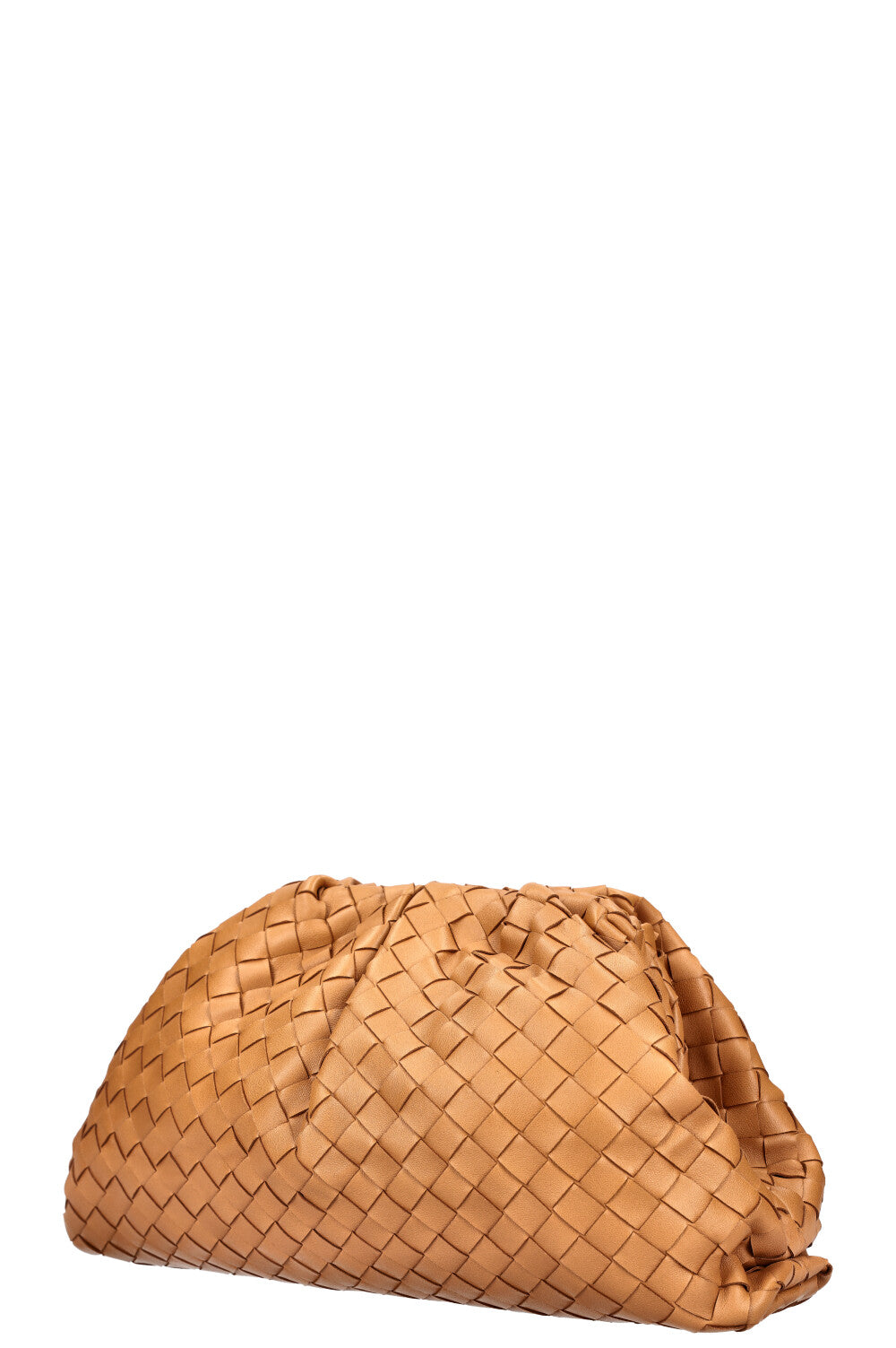 BOTTEGA VENETA The Pouch Bag Intrecciato Caramel