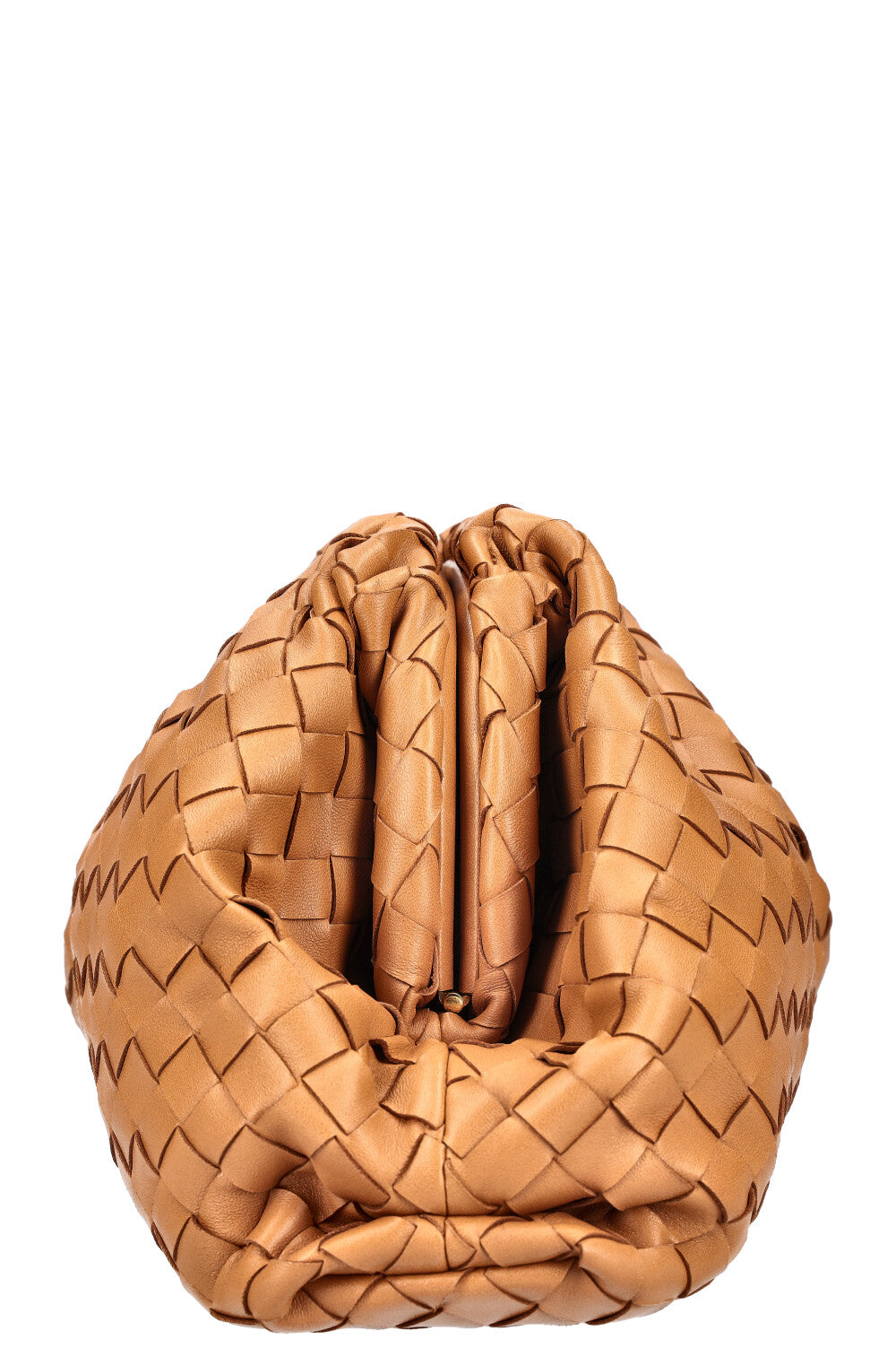 BOTTEGA VENETA The Pouch Bag Intrecciato Caramel