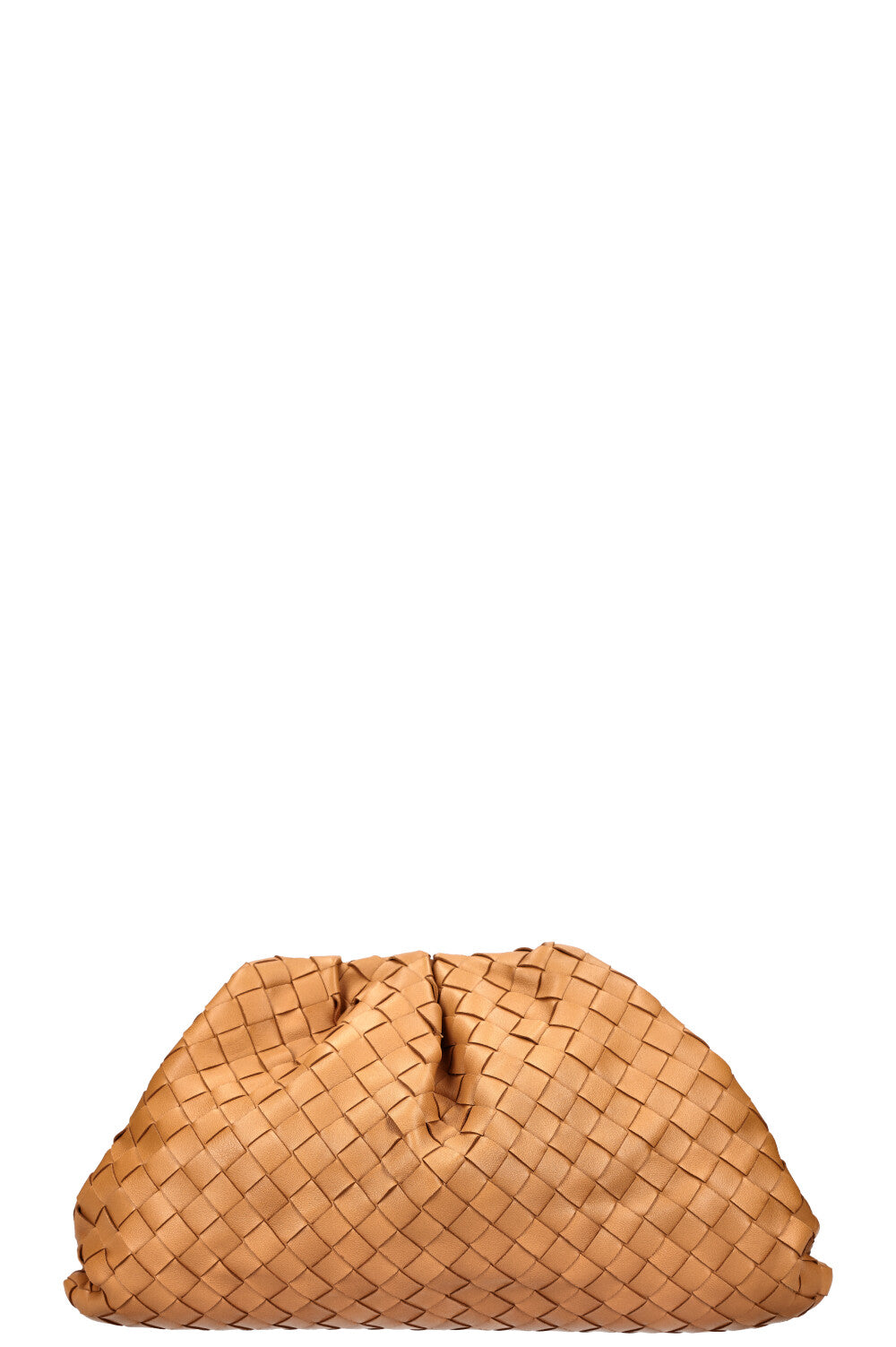 BOTTEGA VENETA The Pouch Bag Intrecciato Caramel