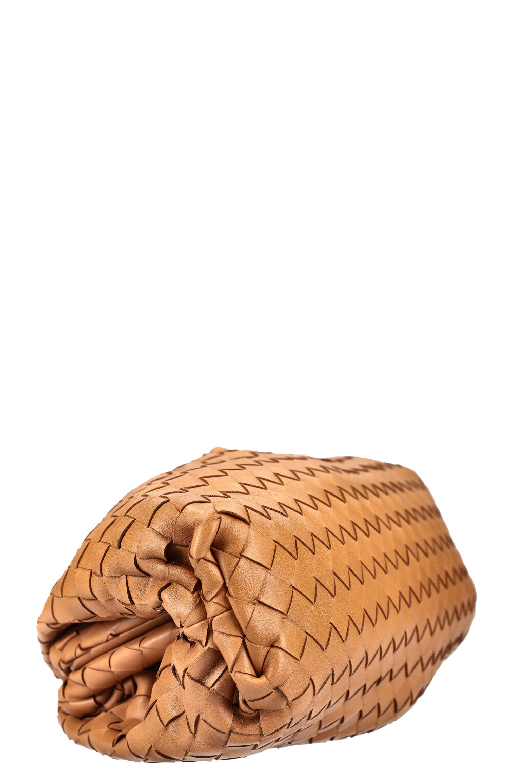 BOTTEGA VENETA The Pouch Bag Intrecciato Caramel