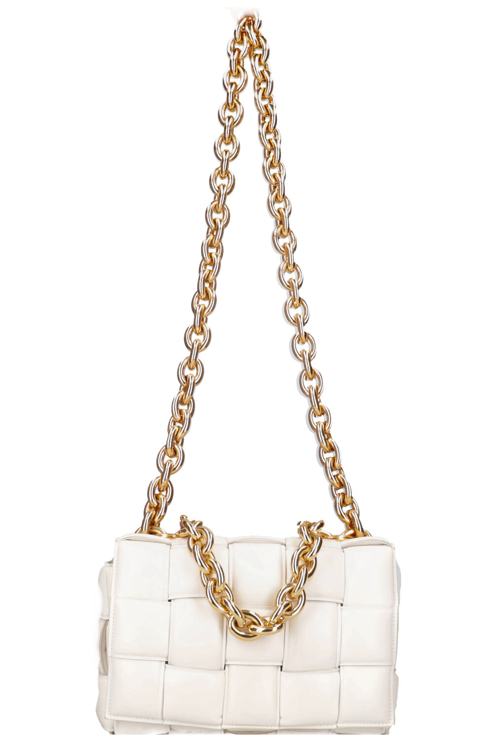 BOTTEGA VENETA Chain Casette Bag White