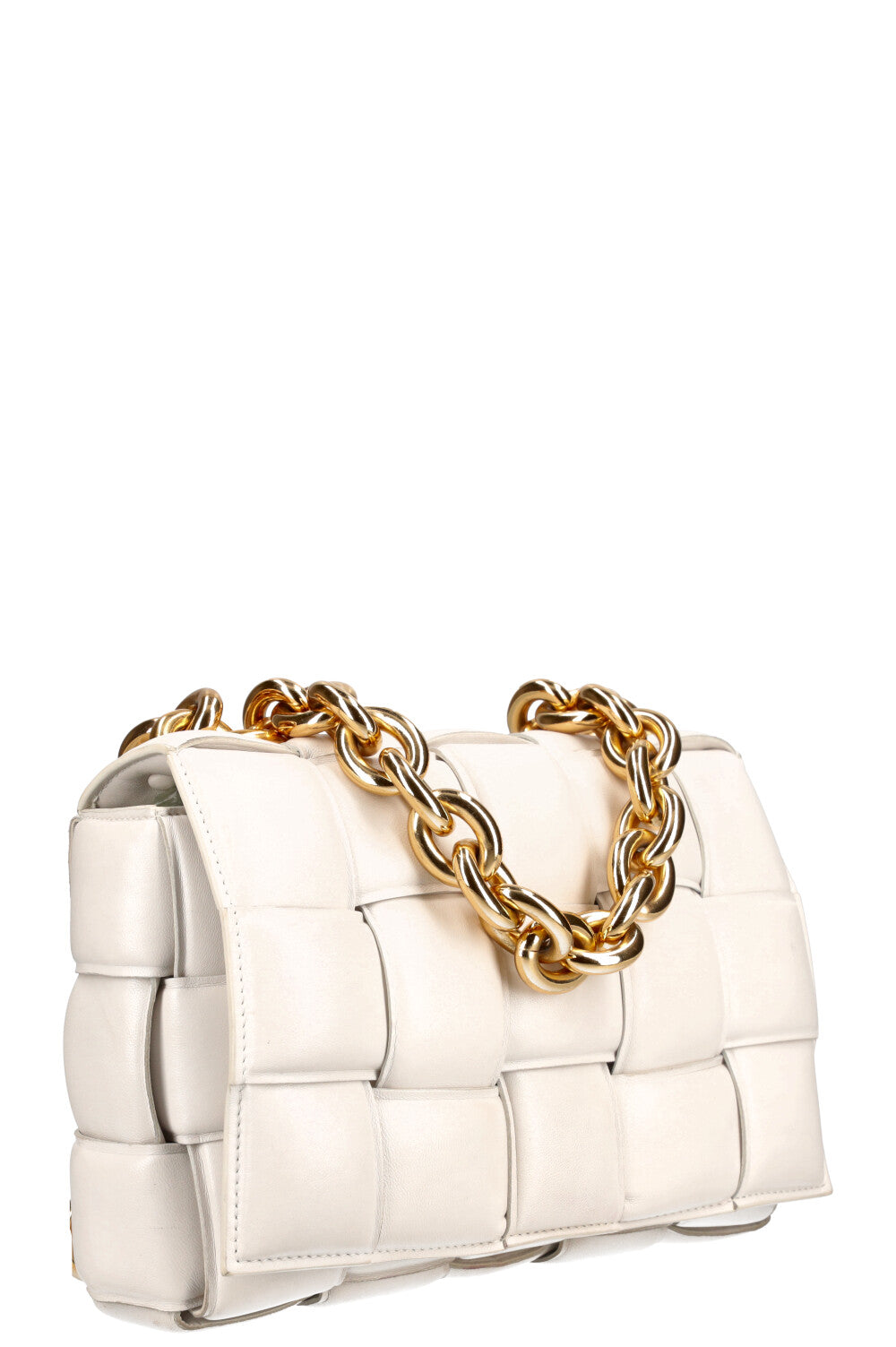 BOTTEGA VENETA Chain Cassette Bag White