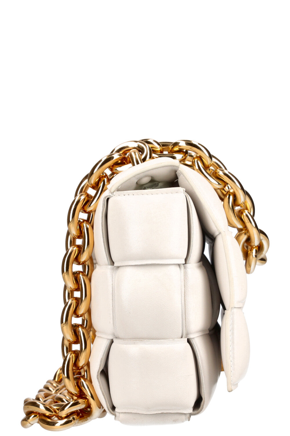 BOTTEGA VENETA Chain Cassette Bag White