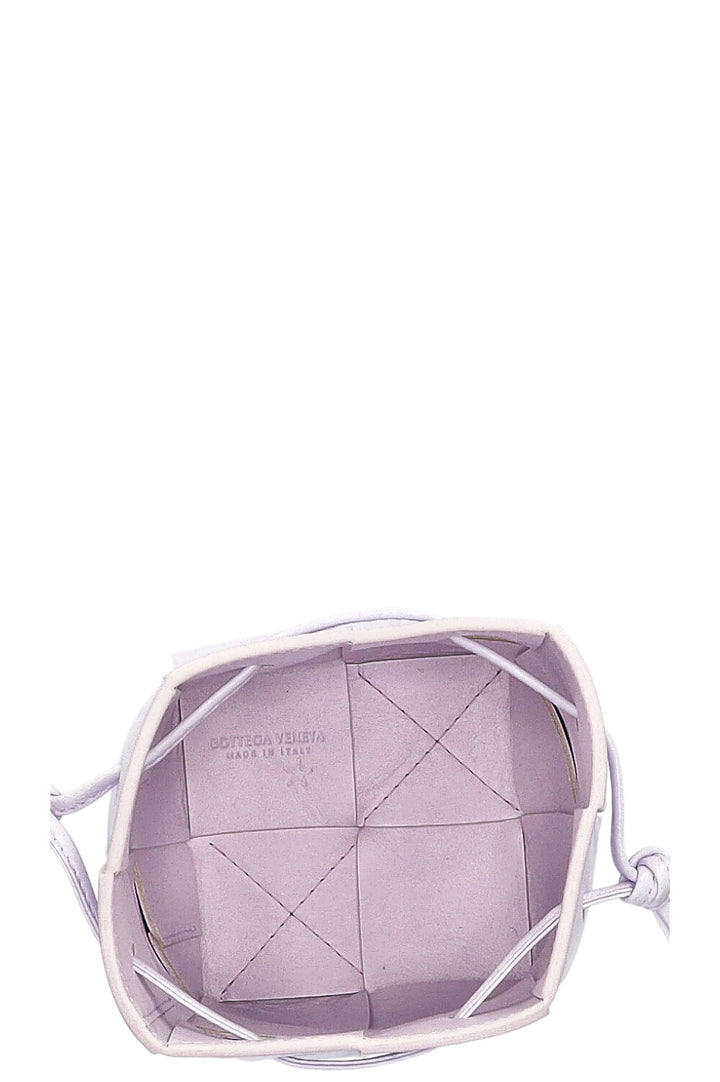 BOTTEGA VENETA Mini Cassette Bucket Bag Lilac