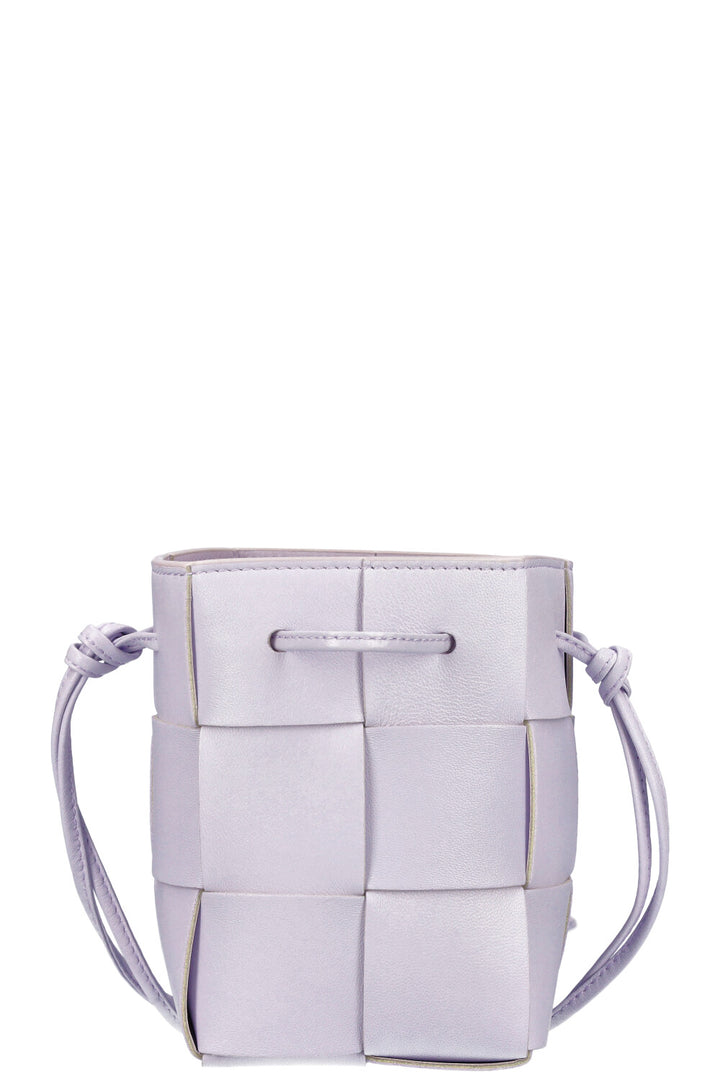 BOTTEGA VENETA Mini Cassette Bucket Bag Lilac