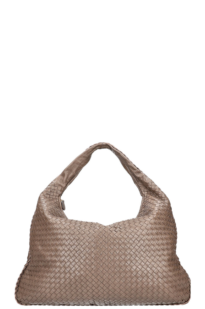 BOTTEGA VENETA Hobo Veneta Intrecciato Taupe