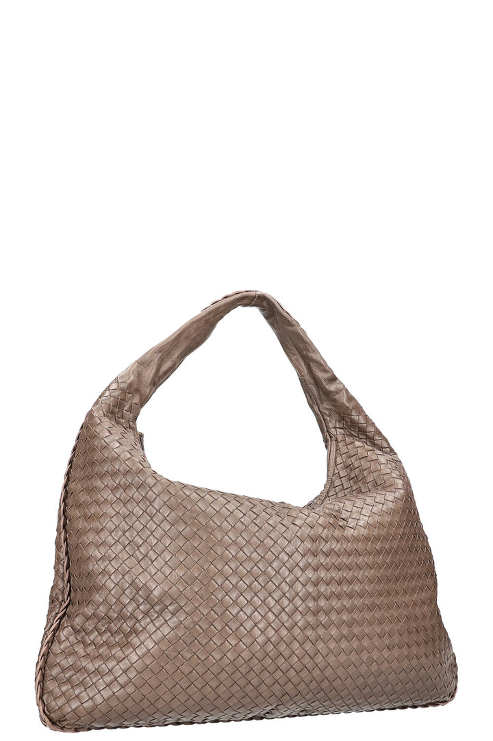 BOTTEGA VENETA Hobo Veneta Intrecciato Taupe