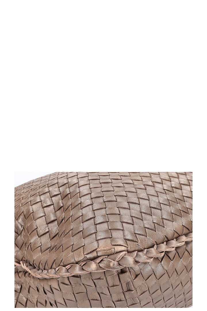 BOTTEGA VENETA Hobo Veneta Intrecciato Taupe