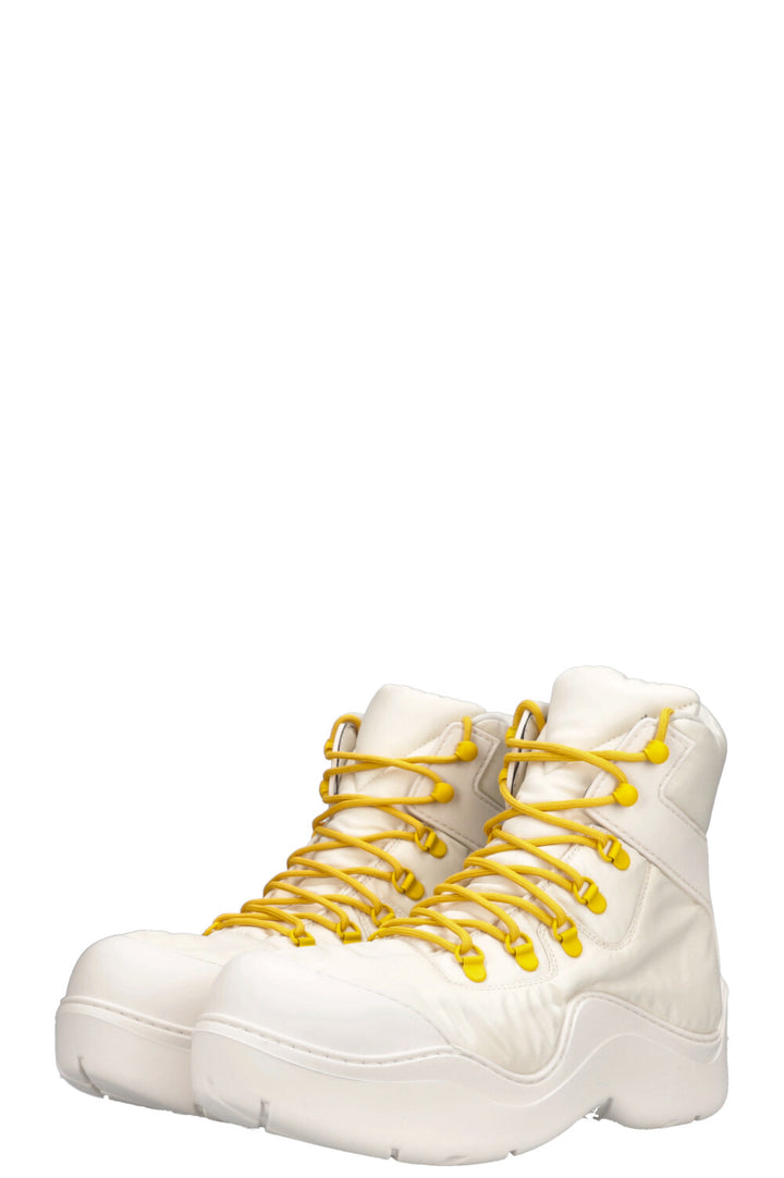 BOTTEGA VENETA Puddle Bomber Boots White